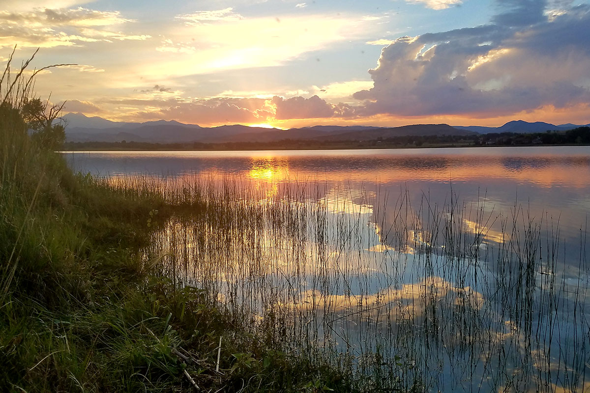 Lake McIntosh at Sunset