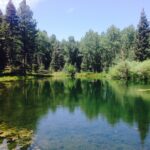 Small pond at Lawrence Family Ranch