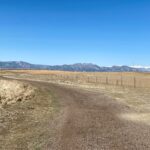 View of mountains and Rock Creek Trail