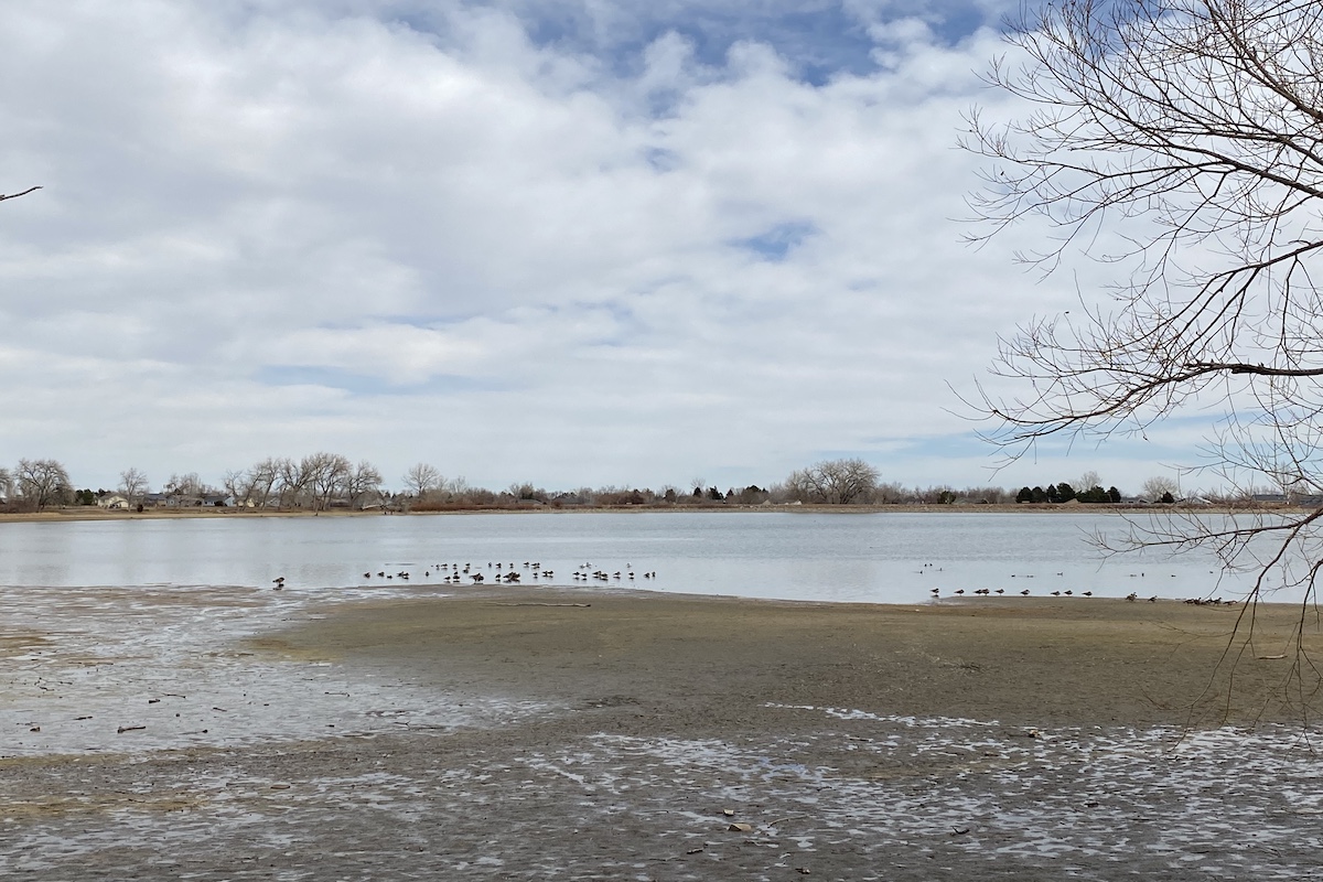 Waneka Lake in winter