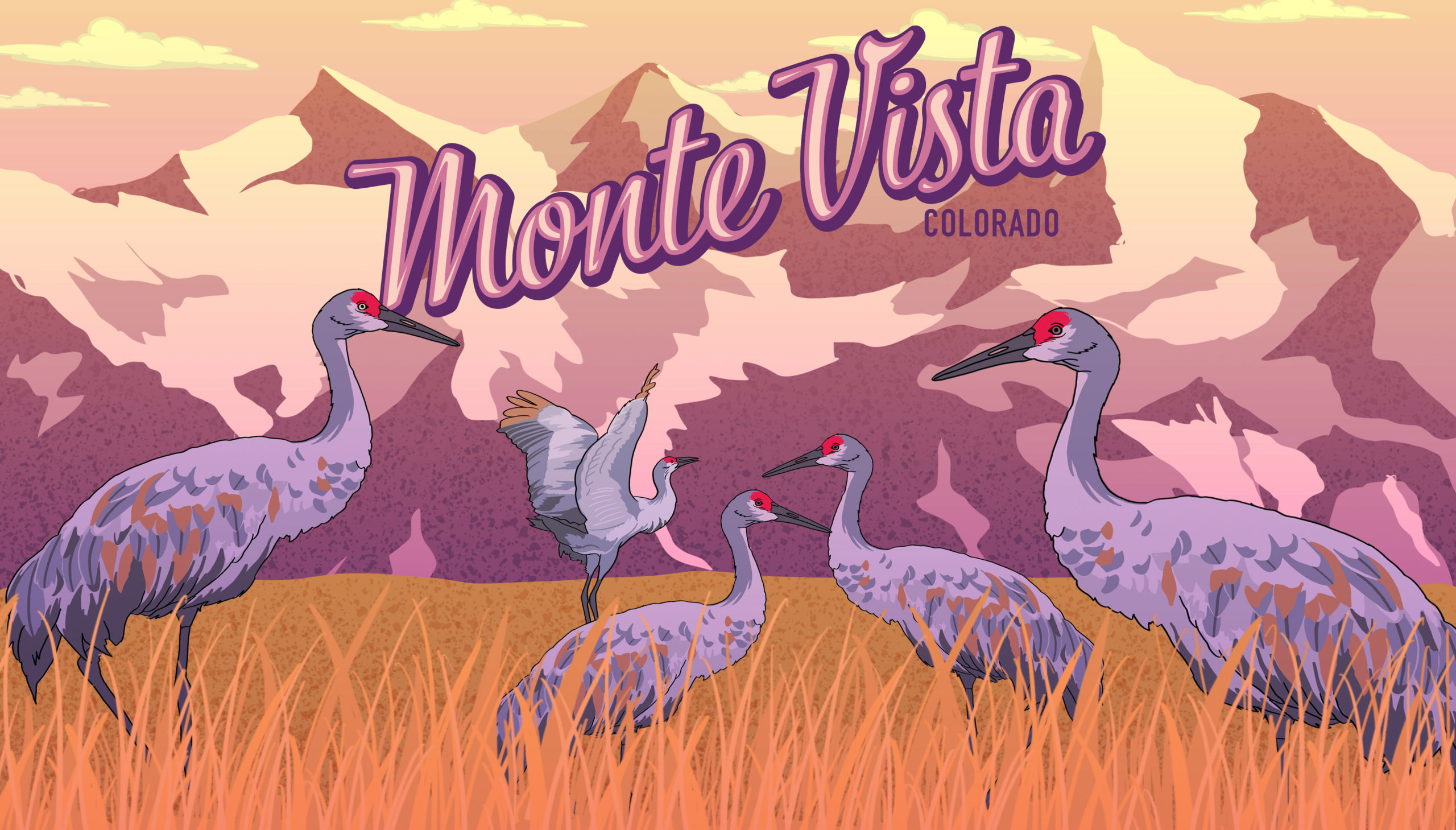 Monte Vista Crane Festival poster